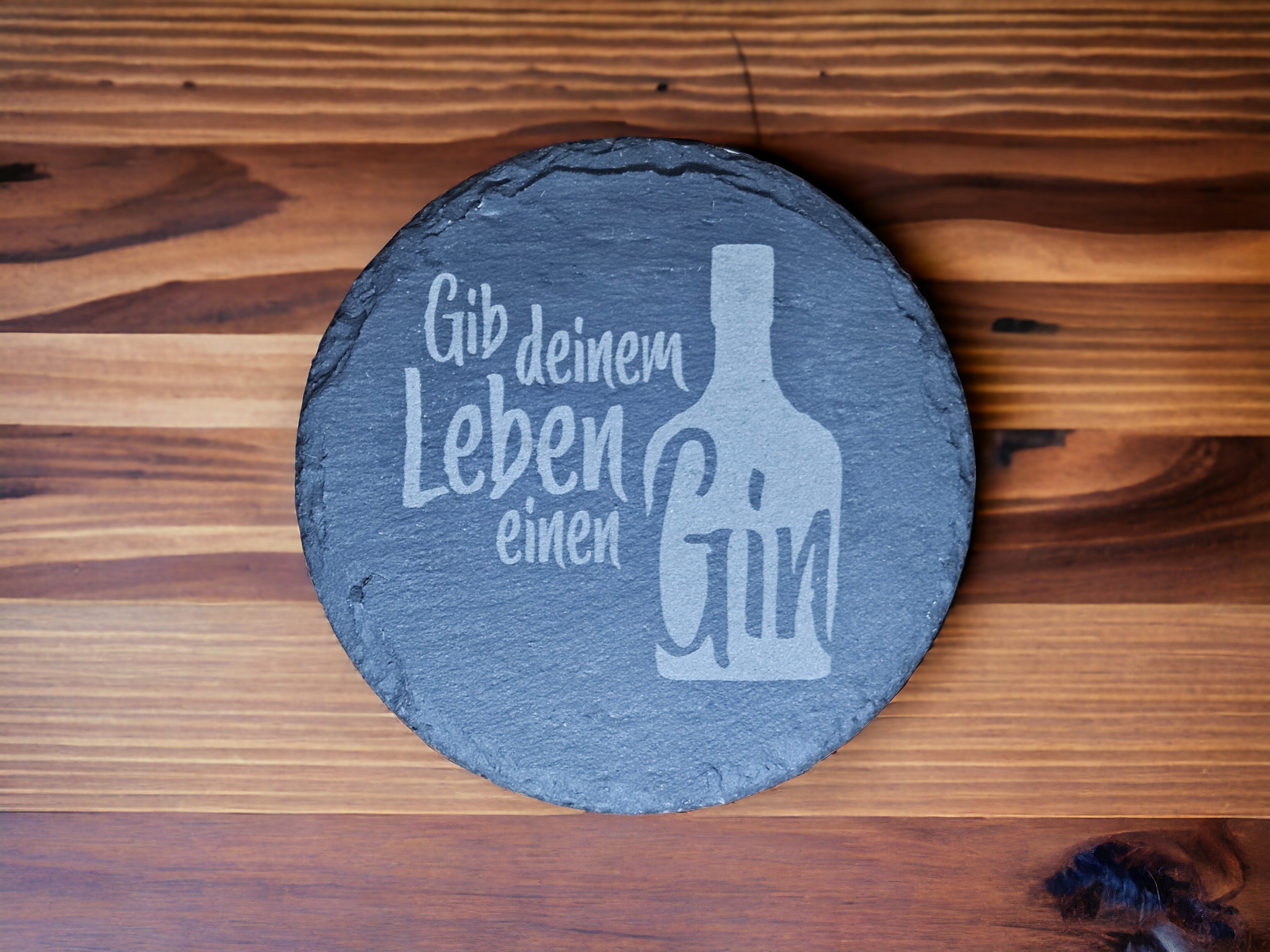 Untersetzer Schiefer Gin