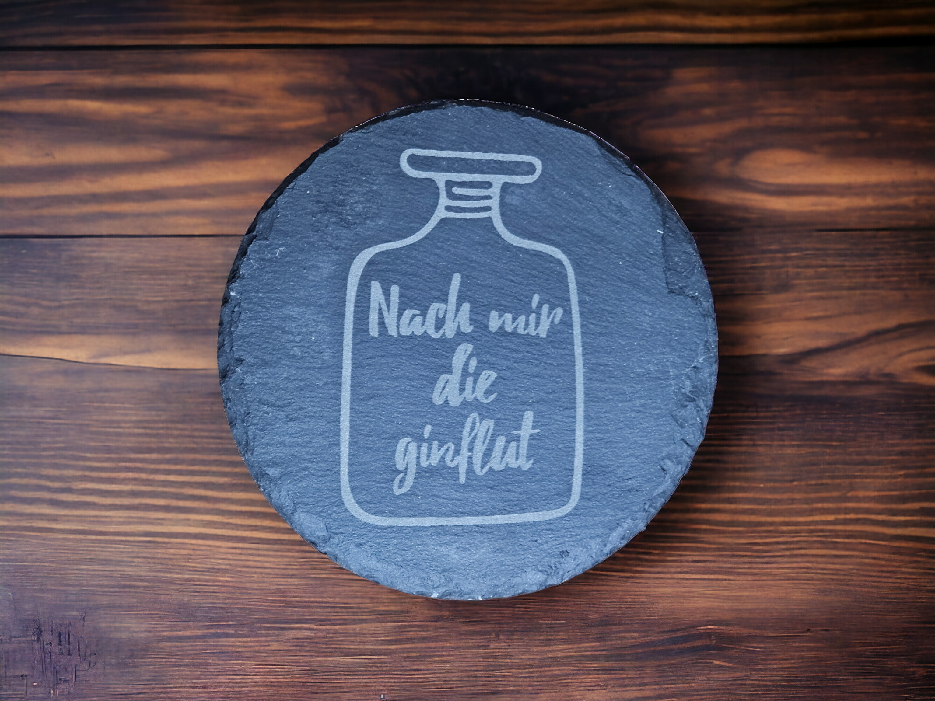 Untersetzer Schiefer Gin